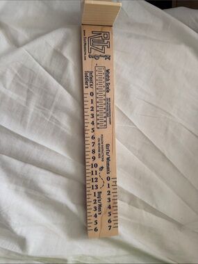 Unbranded Kids Shoes Size Gauge - Natural Wood